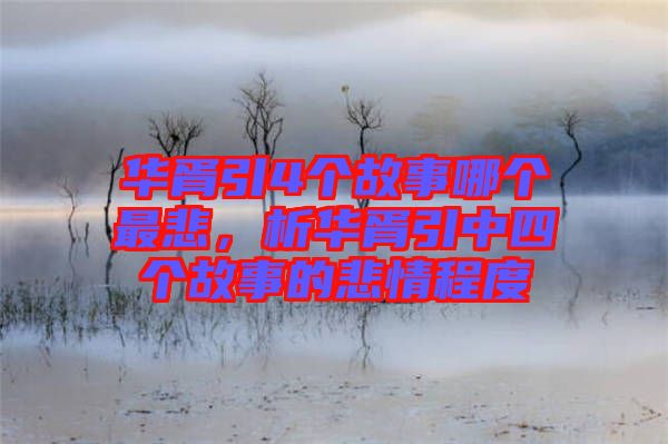 華胥引4個故事哪個最悲，析華胥引中四個故事的悲情程度