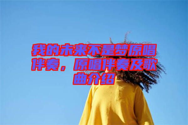 我的未來不是夢原唱伴奏，原唱伴奏及歌曲介紹