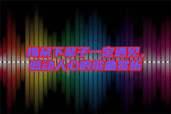 梅朵下輩子一定遇見，感動人心的歌曲賞析