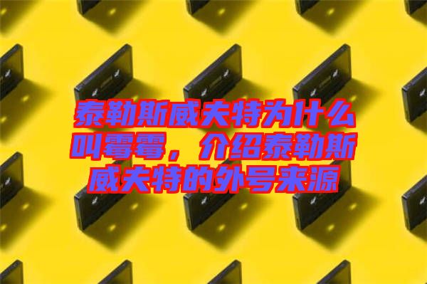 泰勒斯威夫特為什么叫霉霉，介紹泰勒斯威夫特的外號來源