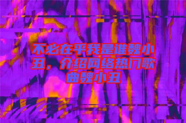 不必在乎我是誰魏小丑，介紹網絡熱門歌曲魏小丑