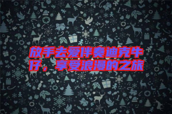 放手去愛伴奏迪克牛仔，享受浪漫的之旅