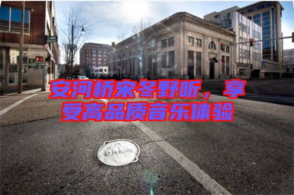 安河橋宋冬野聽，享受高品質(zhì)音樂體驗