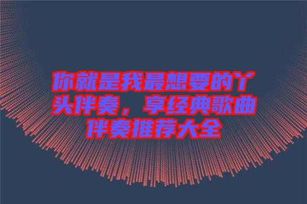 你就是我最想要的丫頭伴奏，享經(jīng)典歌曲伴奏推薦大全