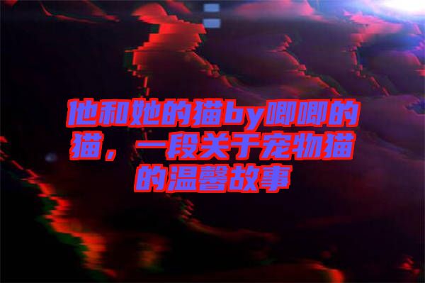 他和她的貓by唧唧的貓，一段關(guān)于寵物貓的溫馨故事