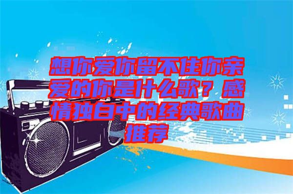 想你愛你留不住你親愛的你是什么歌？感情獨白中的經典歌曲推薦
